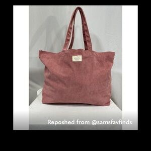 Elegant Pink and Blue Tote Bags